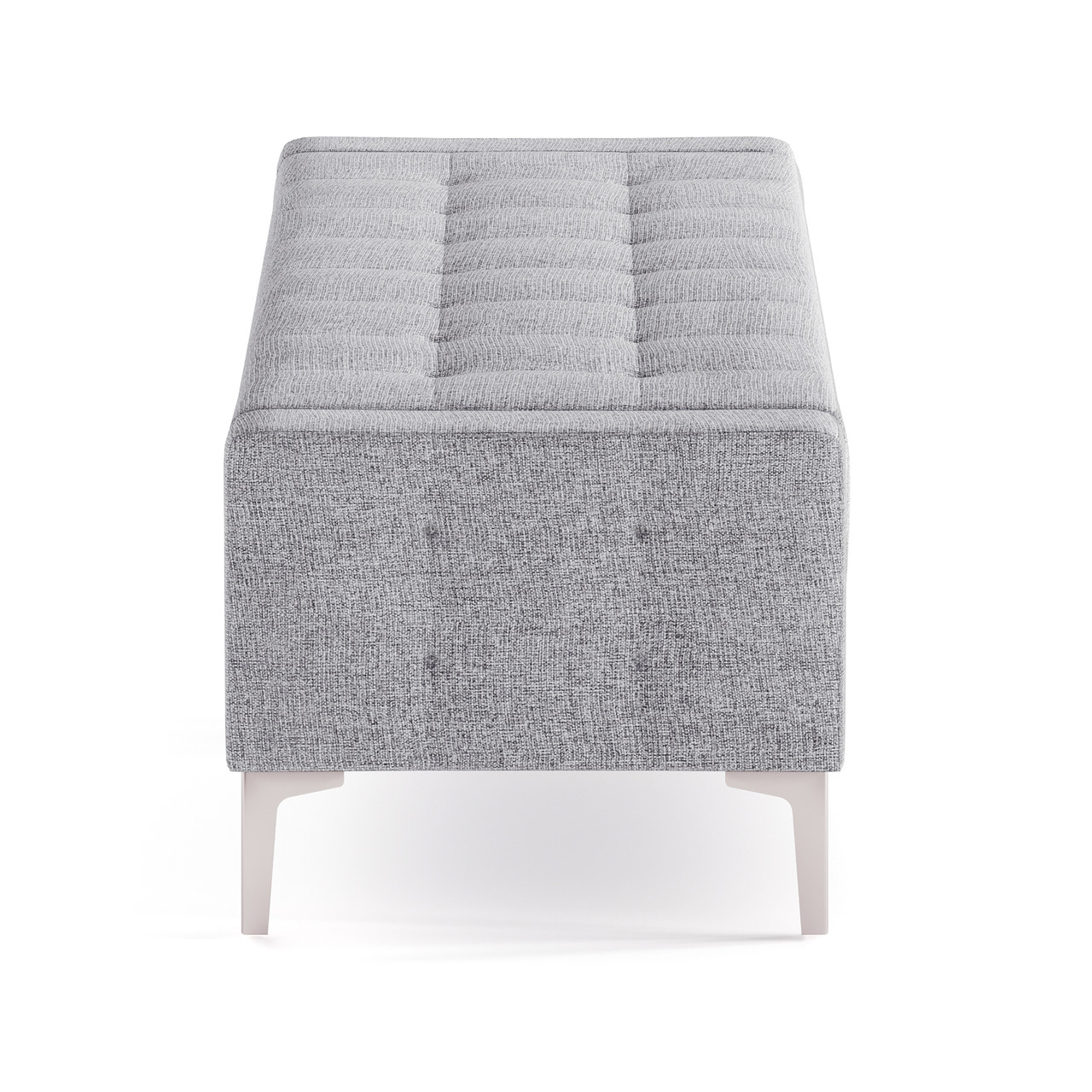 OfficeSource Draper Bench with Metal Legs - COE Distributing