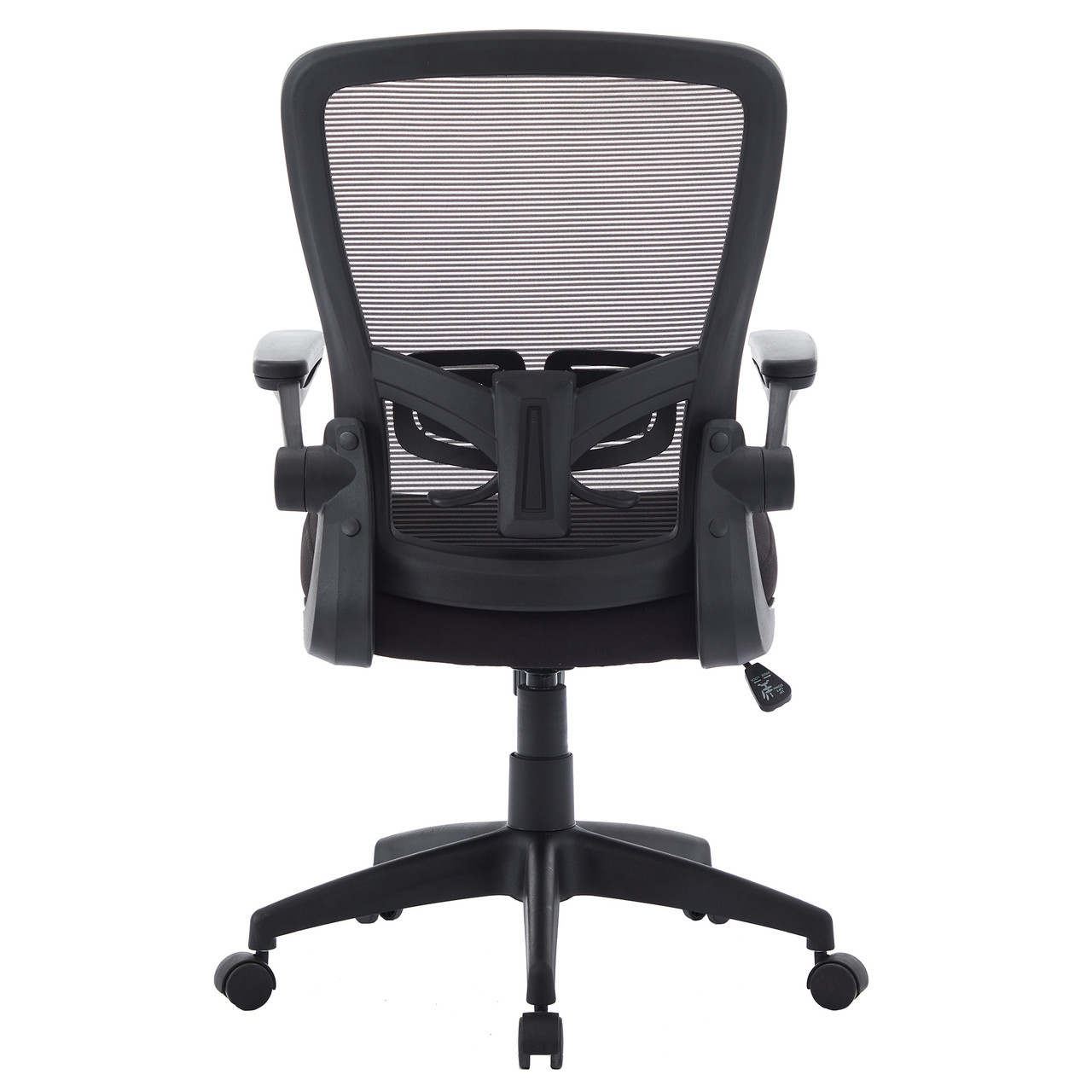 OfficeSource | Finn | Flip Arm Mesh Back Task Chair with