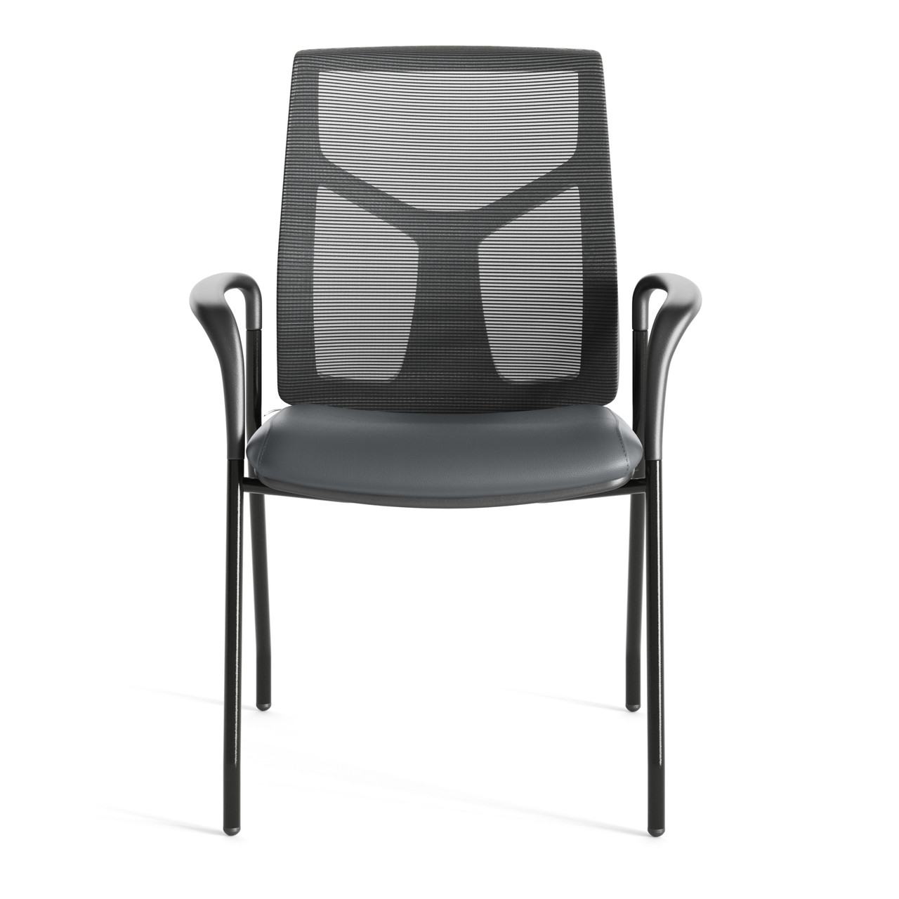 OfficeSource Starlight Executive Guest Chair with Black Frame - Image 8