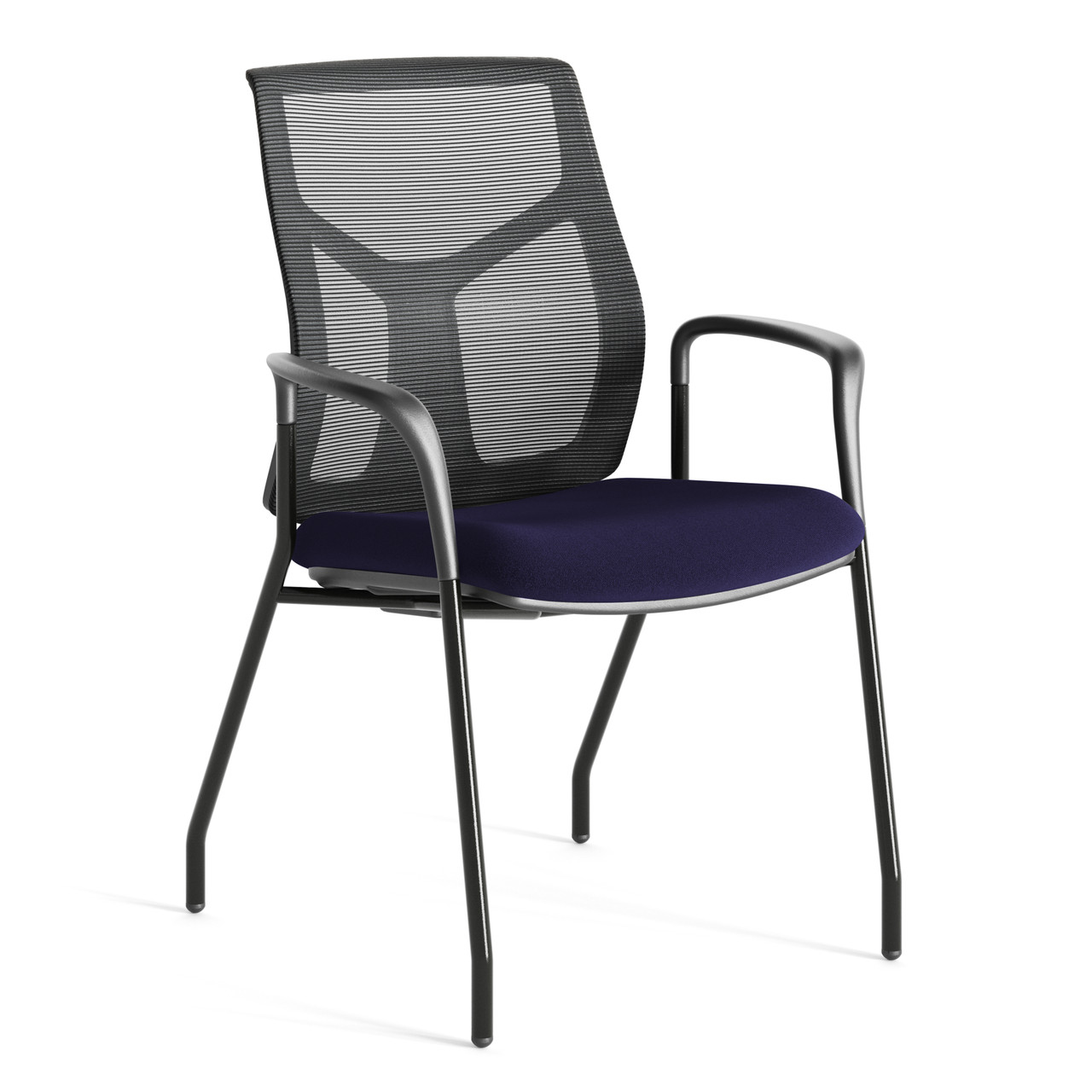 OfficeSource Starlight Executive Guest Chair with Black Frame - Image 6