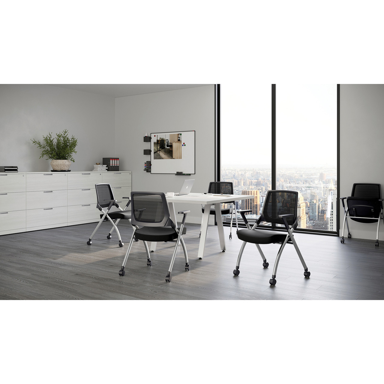 Vista Flex-Back Nesting Chair - Set of 2 - COE Distributing