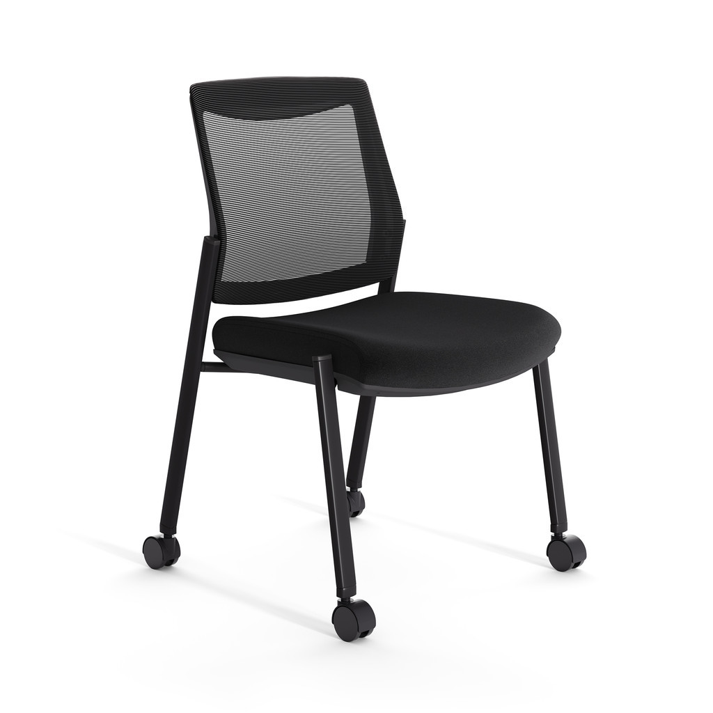 bellacontte BRIDGE CHAIR ② OfficeSource | Duo | 2-in-1 Stacking Chair - COE Distributing