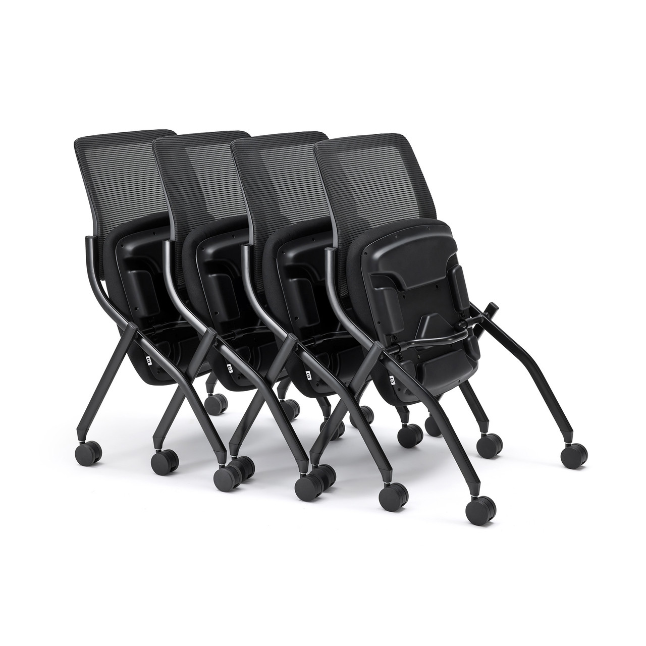 OfficeSource | Starlight | Armless Nesting Chair - Set of 2 - Image 8