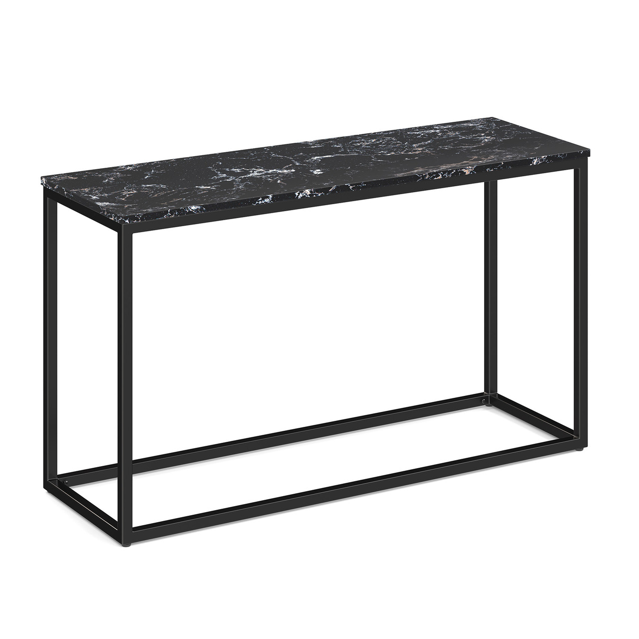 Lenox 16"x48" Console Table with Black Metal Base - Image 3