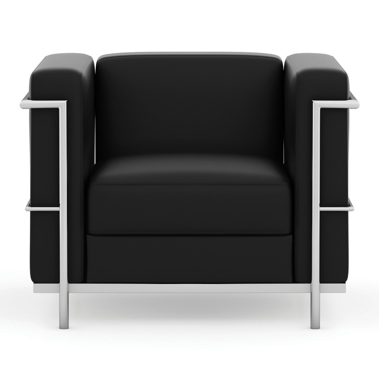 クロームクラフト社　ユニコーンチェア OfficeSource | Madison | Club Chair with Chrome Frame - COE
