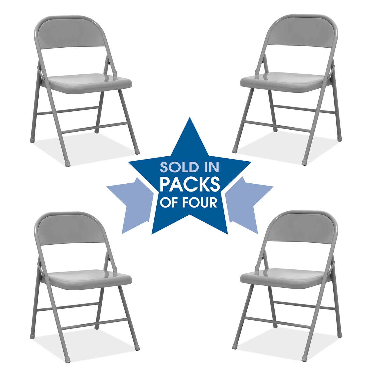 OfficeSource Steel Folding Chairs Steel Folding Chairs - Image 3