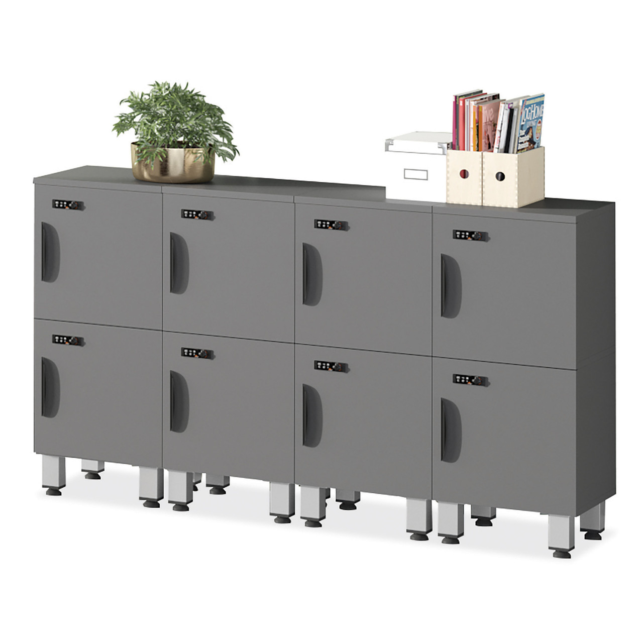 OfficeSource Laminate Cubby Square Open Cabinet - Cubby - Image 3