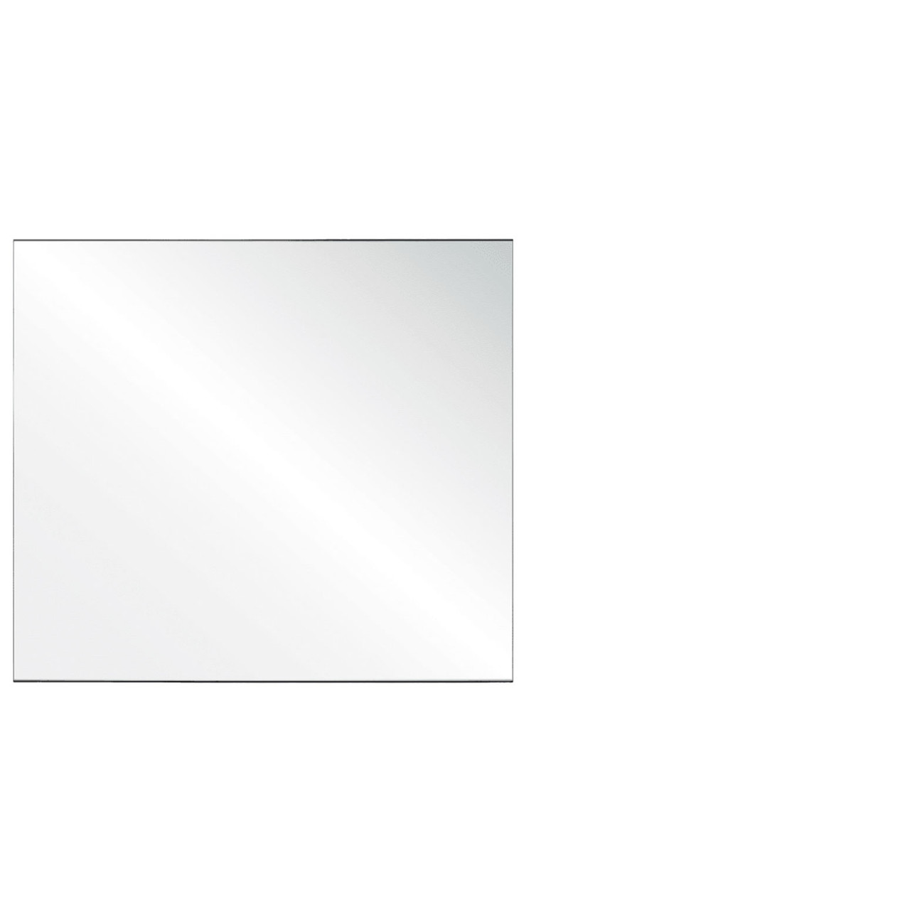 OfficeSource SafeGuard Barrier Collection Clear Acrylic Screen with Square Edges - 42"W x 24"H - Image 2