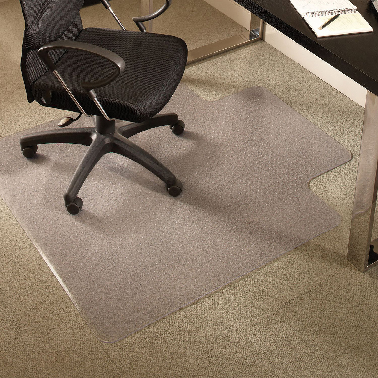 ES Robbins Multi-Task Series AnchorBar Lip Chair Mat for Carpet Up to