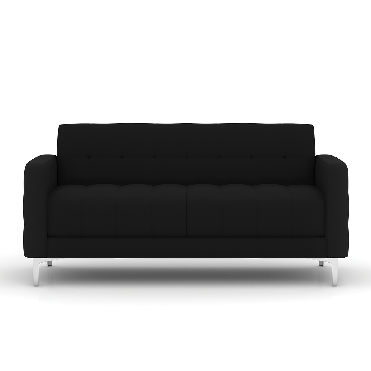 OfficeSource | Draper | Sofa with Silver Metal Legs - Image 5