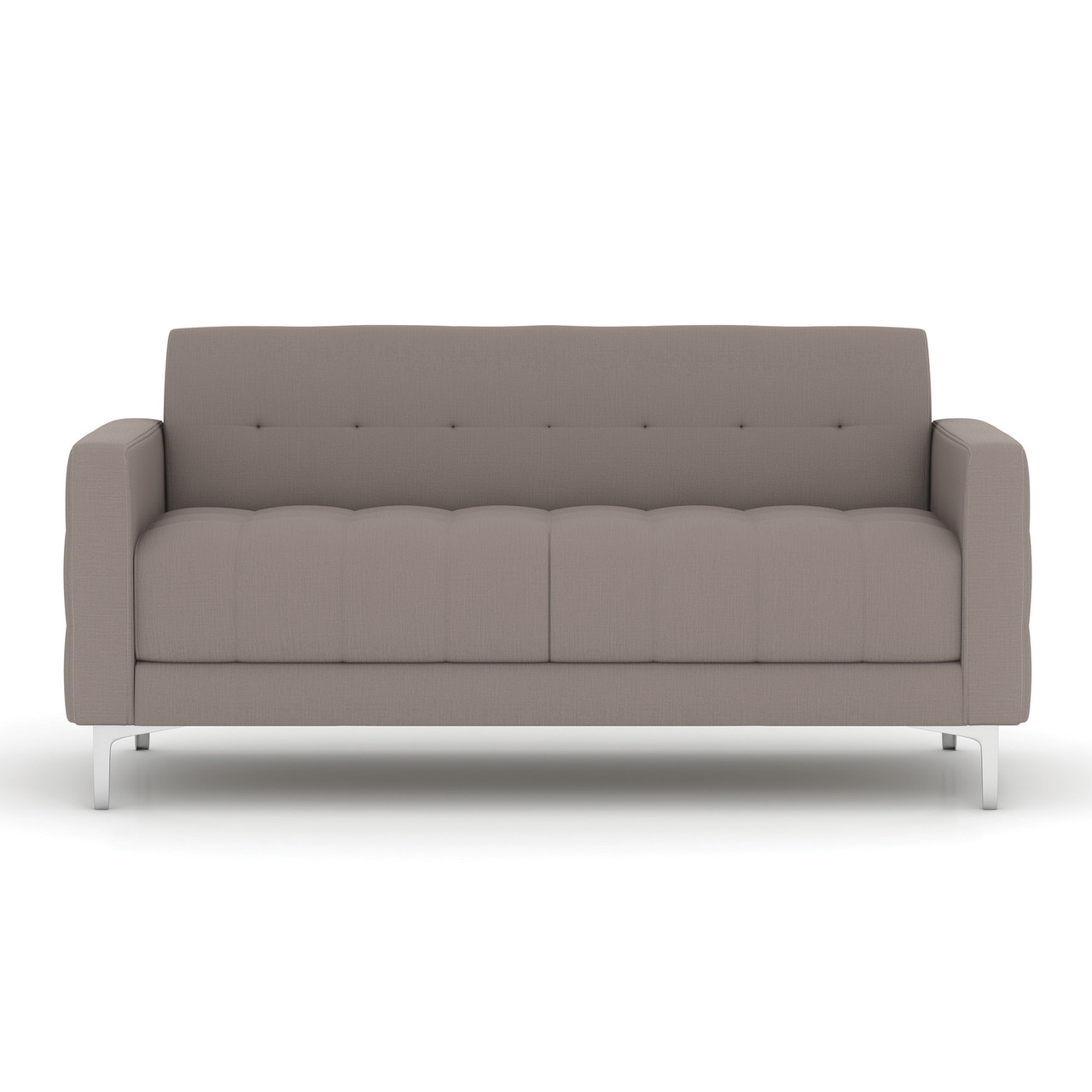 OfficeSource | Draper | Sofa with Silver Metal Legs - Image 7