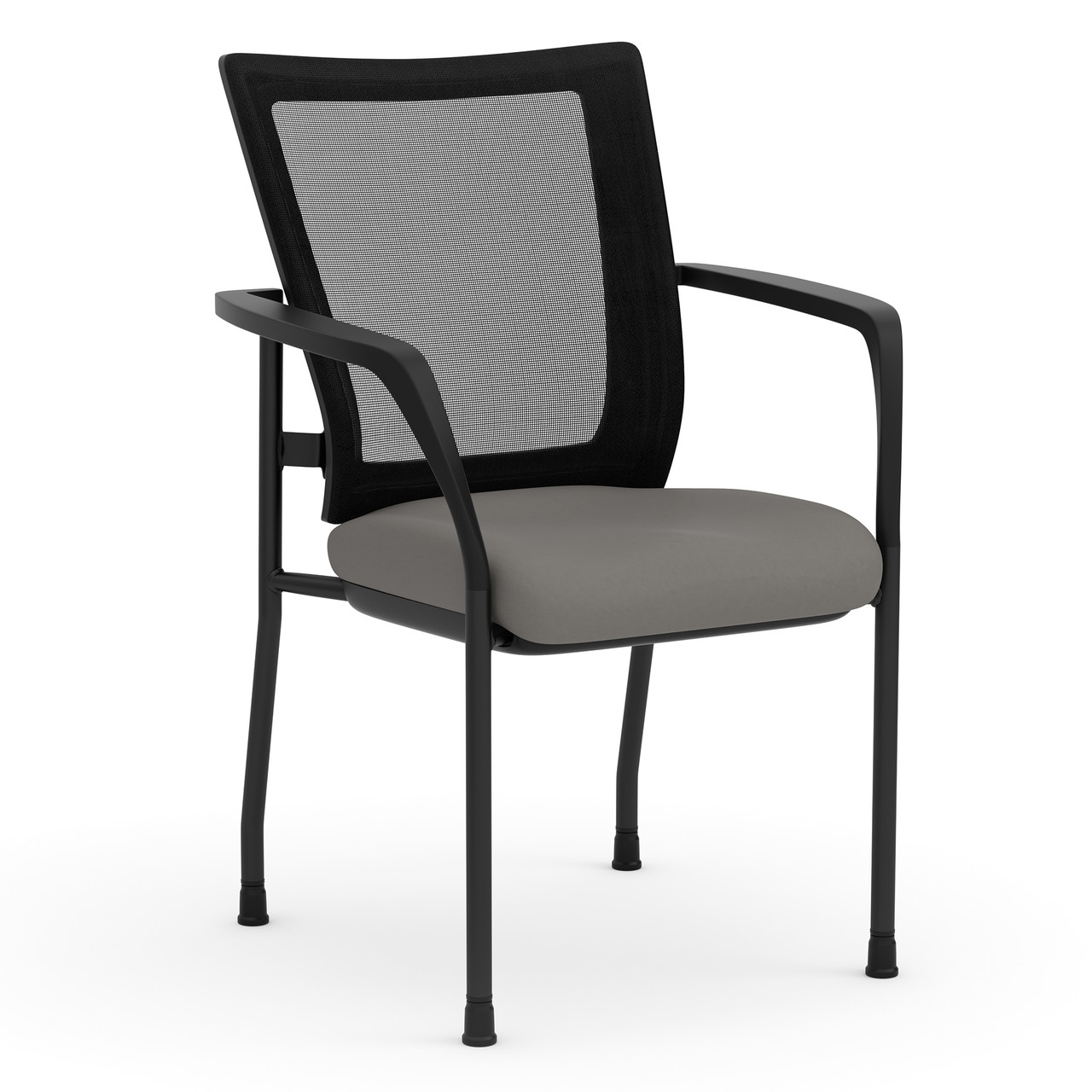 OfficeSource CoolMesh Mesh Back Stacking Chair Antimicrobial