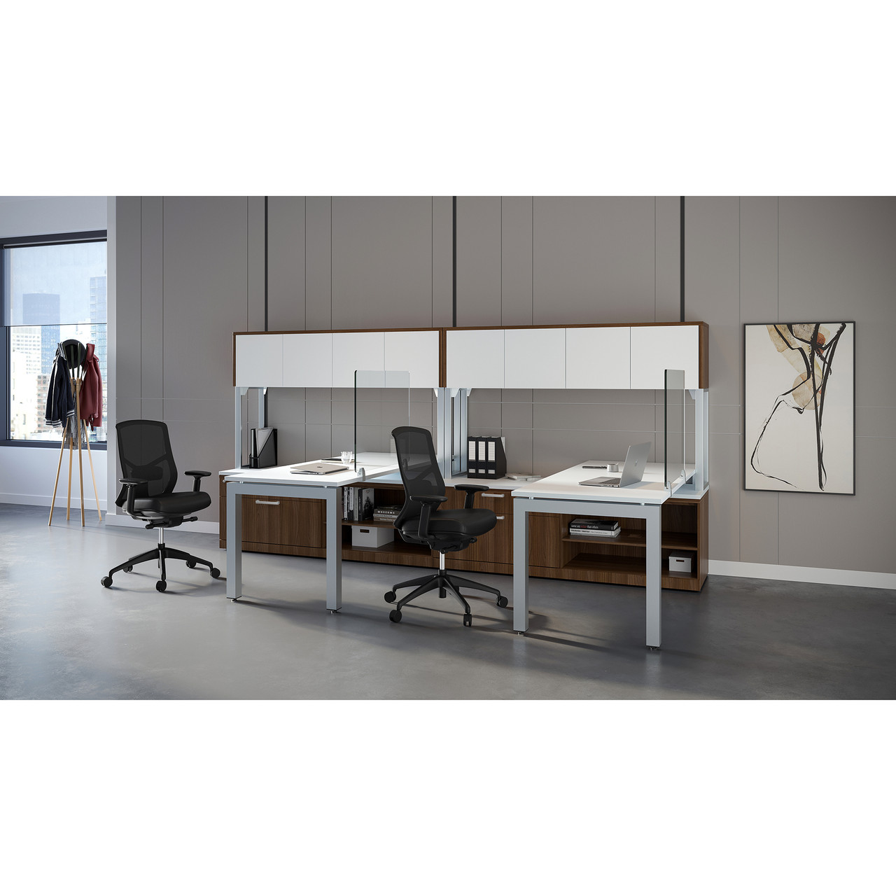 OfficeSource | Variant | Hutch Support Pair - 27"H - Image 3