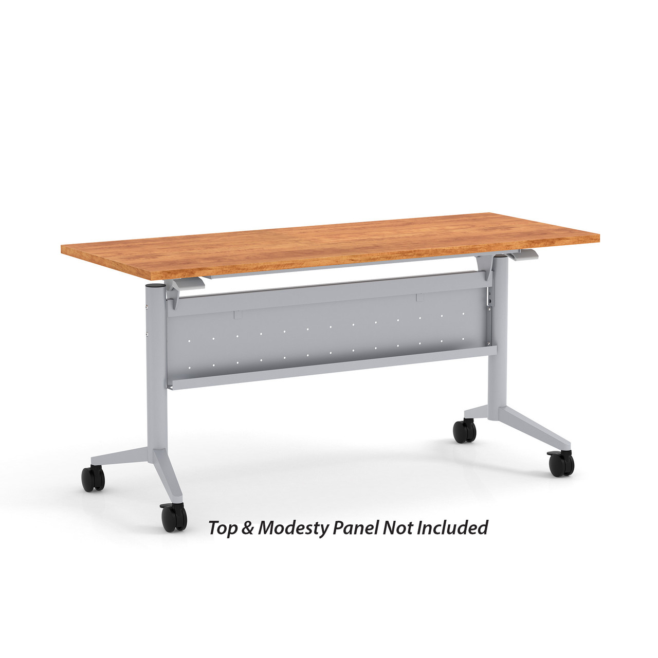 OfficeSource | Training Tables | T-Flip Top Table Leg - 46"W x 23"D - Image 6
