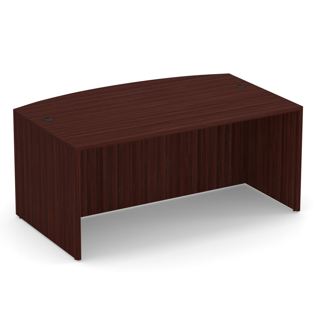 OfficeSource | OS Laminate | 66"W Bow Front Desk Shell - Image 3