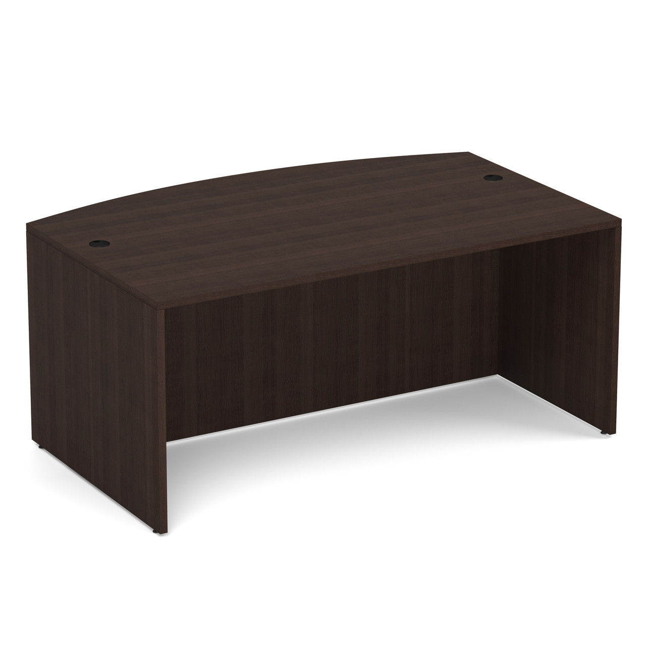 OfficeSource | OS Laminate | 66"W Bow Front Desk Shell - Image 8