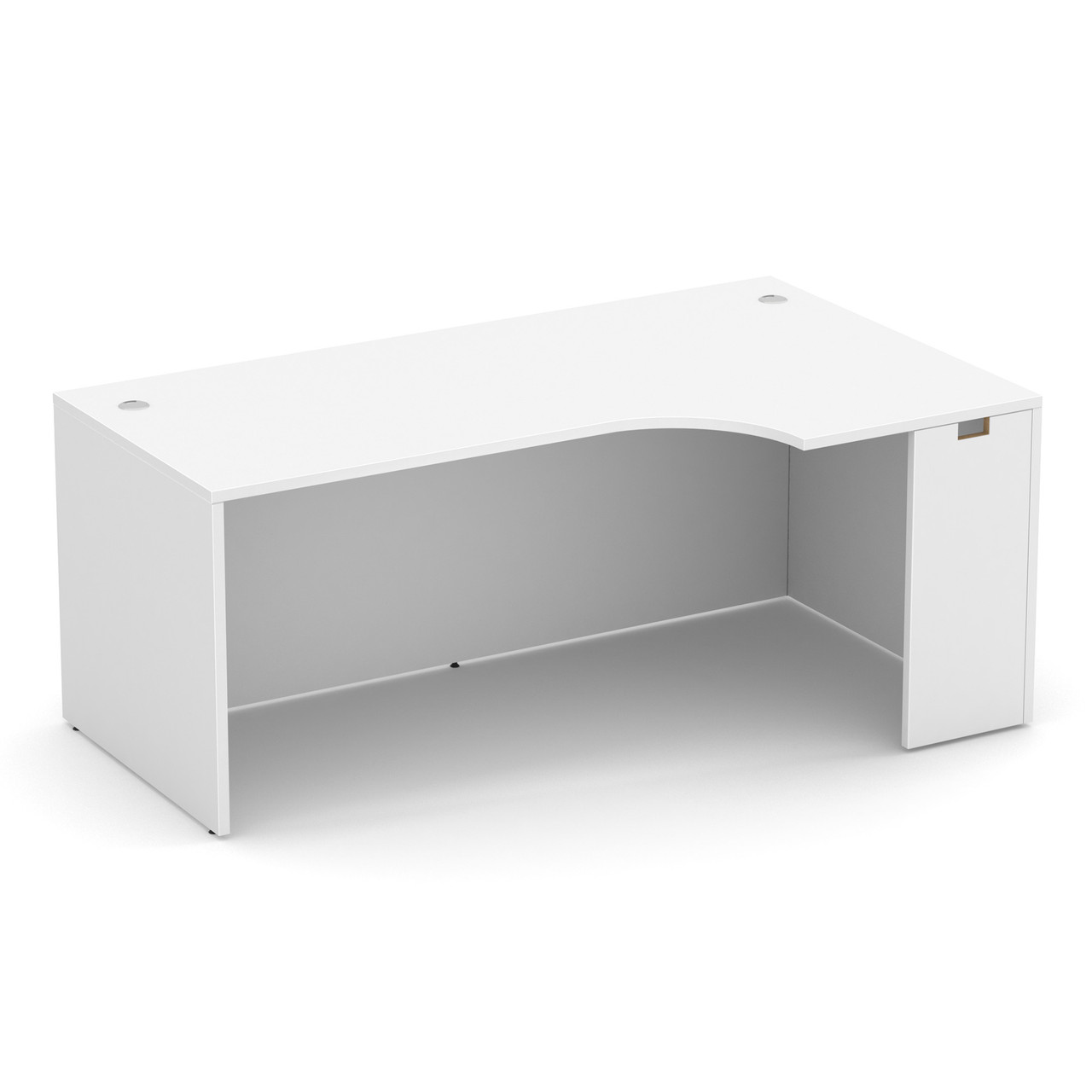 OfficeSource | OS Laminate | Credenza with Right Corner Extension - 66''W - Image 2