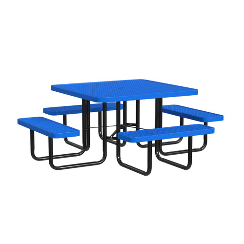 46" Square Expanded Metal Table