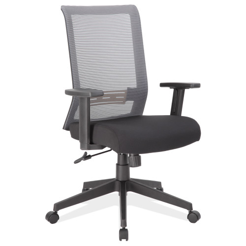 OfficeSource Interchangeable Collection | Mesh High Back Task Chair with Black Base