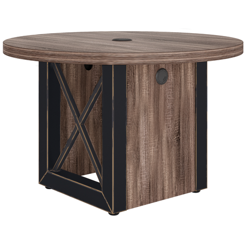 OfficeSource | Riveted | 48" Round Conference Table Top