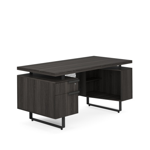 OfficeSource | Palisades | Single Pedestal Desk - 60" x 30"