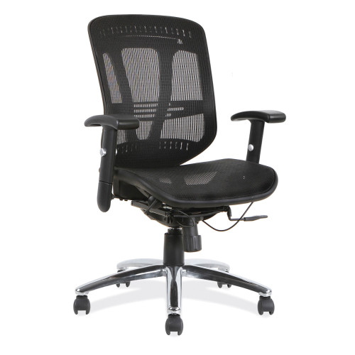 OfficeSource Engage Collection Mesh, Mid Back Task Chair with Chrome Frame