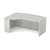 OfficeSource | OS Laminate | Bow Front Desk Shell with Left Corner Extension OfficeSource | OS Laminate | Bow Front Desk Shell with Left Corner Extension