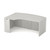 OfficeSource | OS Laminate | Bow Front Desk Shell with Left Corner Extension OfficeSource | OS Laminate | Bow Front Desk Shell with Left Corner Extension