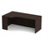 OfficeSource | OS Laminate | Left Desk Shell with Corner Extension