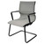 OfficeSource | Franklin Collection | Mesh Guest Chair with Sled Base