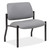 OfficeSource | Big & Tall | Armless Guest Chair with Black Frame - 27"W