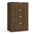 OfficeSource | OS Laminate Lateral Files | 4 Drawer Lateral File Cabinet