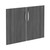 OfficeSource | OS Laminate Bookcases | Bookcase - Door Kit