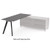 OfficeSource | Sienna | 82" Table with Single Leg