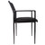 OfficeSource | Crossway | Side Chair with Black Frame - Fabric