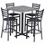 OfficeSource | Robust Collection | 30" Outdoor Bar Stool