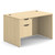 OfficeSource OS Laminate Collection Single 3/4 Pedestal Desk - 48" x 30"