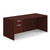 OfficeSource OS Laminate Collection Single 3/4 Pedestal Desk - 71" x 30"