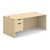 OfficeSource OS Laminate Collection Single 3/4 Pedestal Desk - 71" x 36"