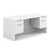 OfficeSource OS Laminate Collection Double 3/4 Pedestal Desk - 66" x 30"