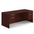OfficeSource OS Laminate Collection Double 3/4 Pedestal Desk - 71" x 30"
