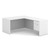 OfficeSource OS Laminate Collection Single 3/4 Pedestal "L" Desk - 60" x 30"