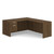 OfficeSource OS Laminate Collection Single 3/4 Pedestal "L" Desk - 66" x 30"