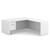 OfficeSource OS Laminate Collection Single 3/4 Pedestal ''L'' Desk - 71'' x 36'' OfficeSource OS Laminate Collection Single 3/4 Pedestal ''L'' Desk - 71'' x 36''