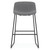 OfficeSource | Willow | Café Height Bistro Stool with Black Sled Base