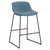 OfficeSource | Willow | Café Height Bistro Stool with Black Sled Base