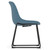 OfficeSource | Willow | Mid Back Guest Chair with Black Sled Base