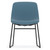 OfficeSource | Willow | Mid Back Guest Chair with Black Sled Base