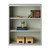 OfficeSource Steel Bookcase Collection 3 Shelf Metal Bookcase, 42" High