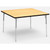 Virco | 4000 Series Activity Tables | Activity Table with Square Top - 48"W x 48"D